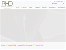 Tablet Screenshot of duvocelle.com